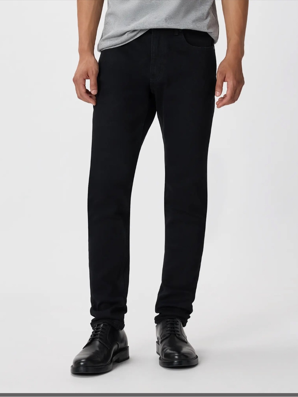 Quince Men's Warren Stretch Skinny Jeans Size 34x30 - Black